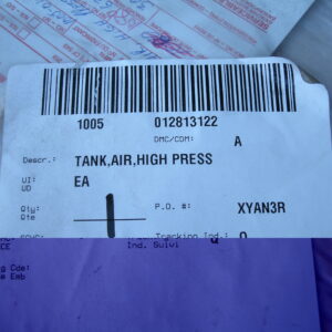 Tank, air, high pressure