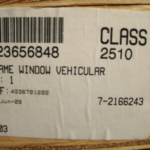 Window Frame, Vehicle