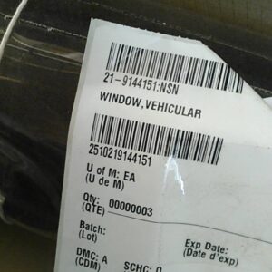 Window, Vehicular
