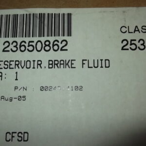 Reservoir, Brake Fluid