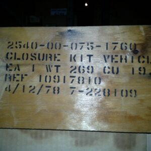 Closure Kit, Vehicle