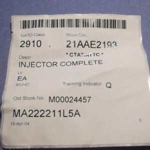 Injector, complete