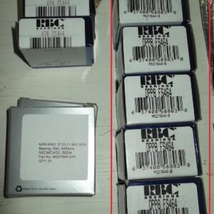 Bearing, MS27644-8, DPP8-FS464, RBC