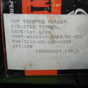 Bearing, 2720, Timken