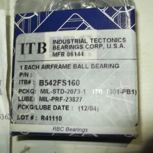 Bearing, B542FS160, RBC