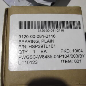 Bearing, friction, W8485-04P104/003/BYUT10123, HSP39TL101, US Bearing