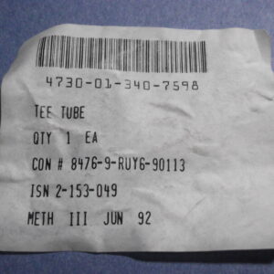 Tee, Tube