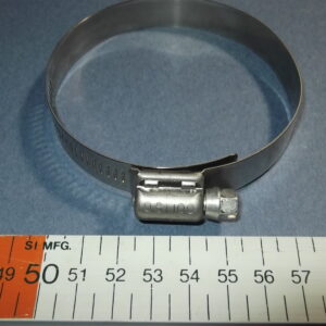Clamp, hose, gear, 2-9/16"-3-1/2" Stainless Steel Band