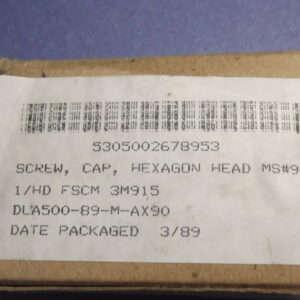 Capscrew, Hex head, 1/4" x 5/8", UNF-28, Grade 8, Yellow
