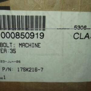Bolt, machine, 1"-12 x 3.7", 2.7" shank