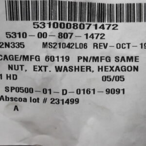 Nut, Self Locking, Extended Washer, #6, UNJC-32, Black
