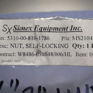 Nut, Self Locking, Extended Washer, 3/8", UNJF-24, Yellow