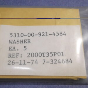 Washer, Flat, Nylon, 1/4" x 9/16" x 0.015"