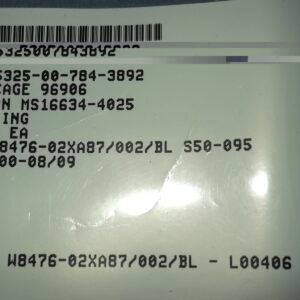 Retaining ring, external, E-clip, bowed, 1/4" id