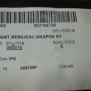 Mount, resilient, weapon system