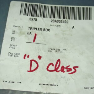 Triplex Box, Speedometer Drive