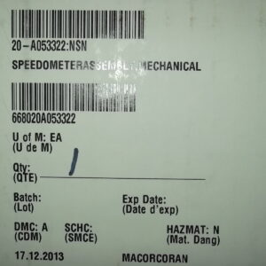 Speedometer Assy, Mechanical