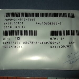 Decal, Relay, "OIL PRESSURE, GEAR SHIFT"