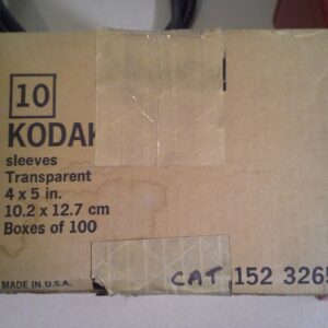 Kodak negative sleeves