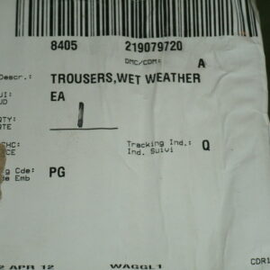 Trousers, wet weather